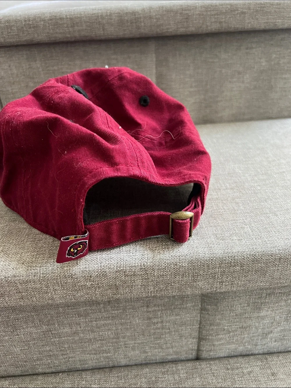 Top of the World Temple University  Maroon Temple Logo Baseball Cap